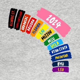 2024 Queer Team Rainbow NCAA Gymnastics T-Shirt